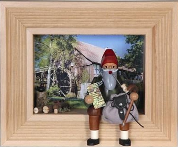 KWO Kantenhocker im Bilderrahmen -Wanderlust-
