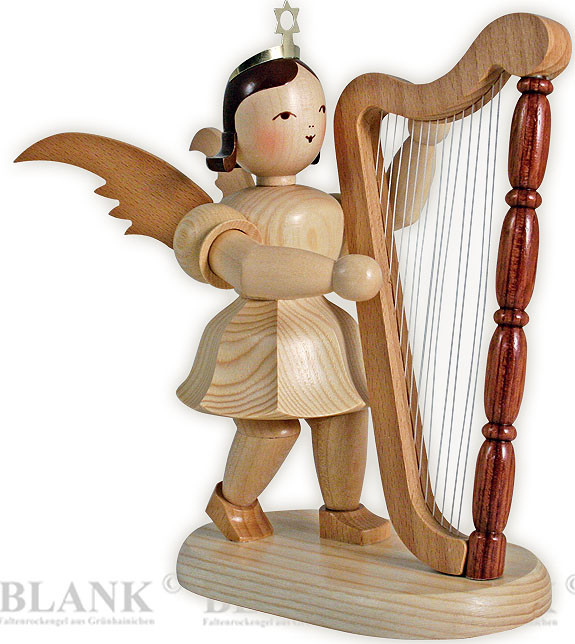 Blank Kurzrockengel mit Harfe, 22 cm