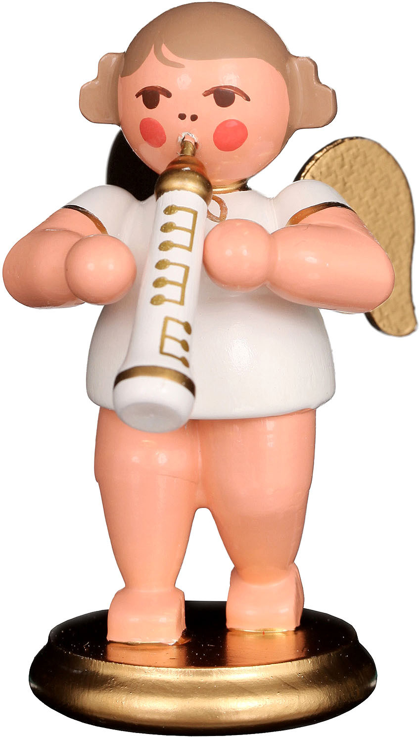 Christian Ulbricht Engel mit Oboe, weiß/gold