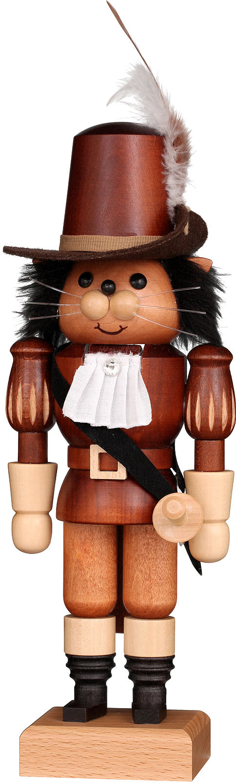 Nußknacker Gestiefelter Kater natur
