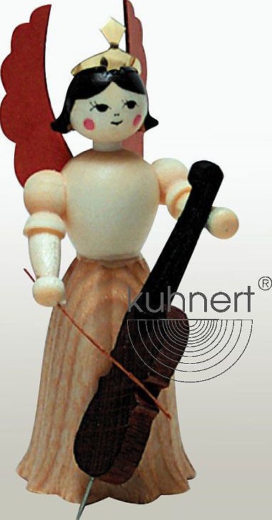 Drechslerei Kuhnert Konzertengel Sortiment 1, natur - Cello