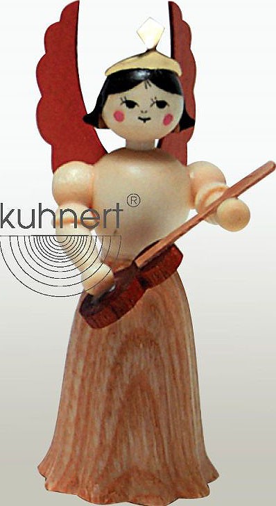 Drechslerei Kuhnert Konzertengel Sortiment 1, natur - Gitarre