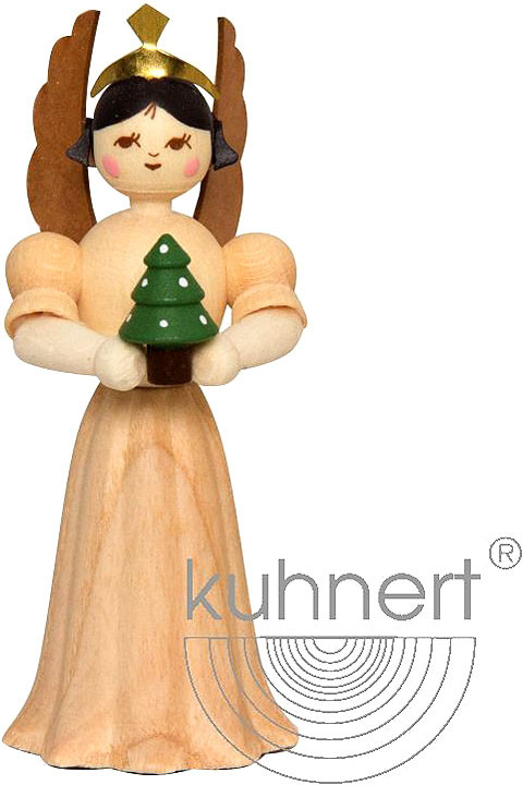 Drechslerei Kuhnert Konzertengel mit Baum, natur