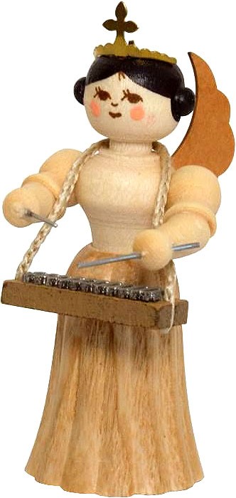 Drechslerei Kuhnert Konzertengel mit Xylophon, natur, klein