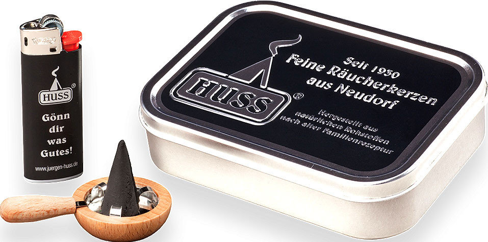 Huss Blechdose groß - Weihrauch
