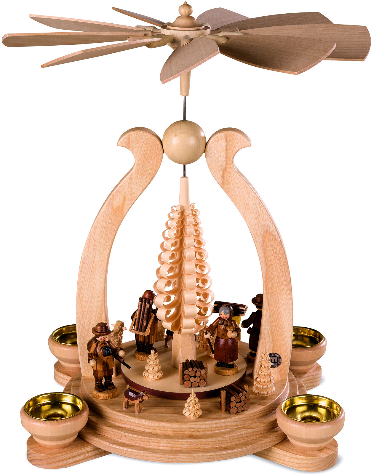Kleinkunst Müller Bogenpyramide Waldmotiv