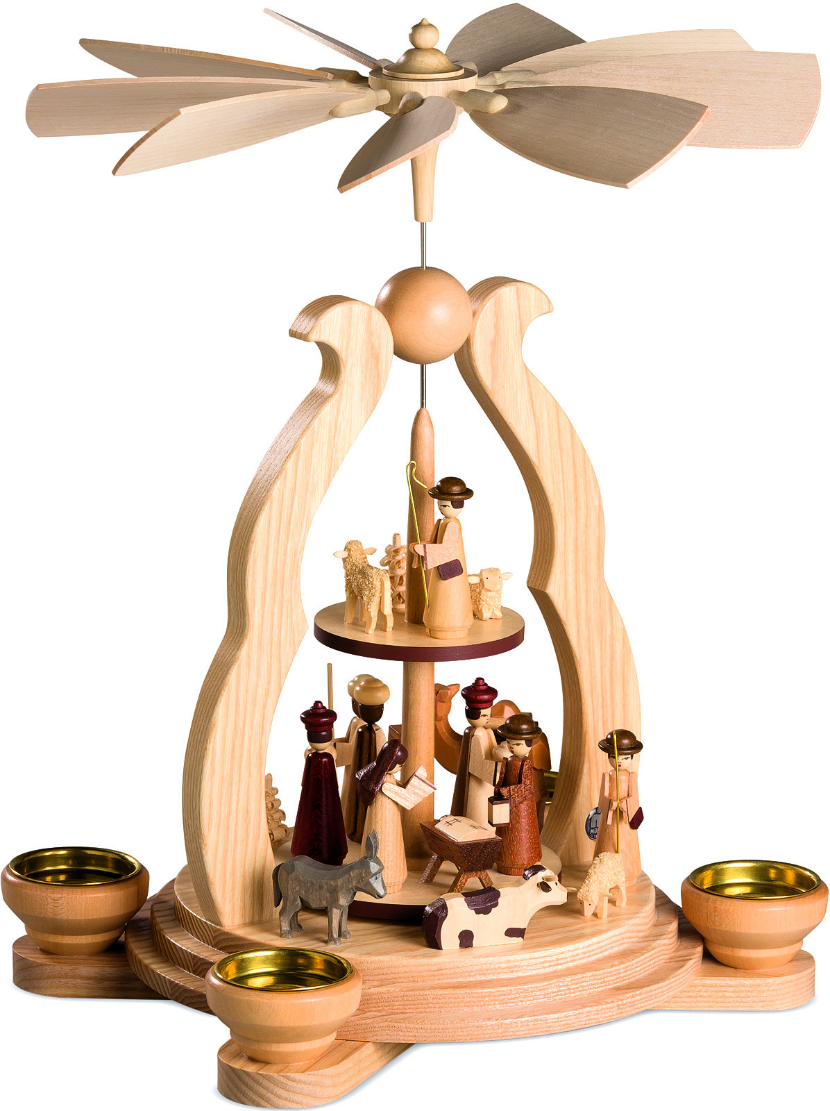 Kleinkunst Müller Bogenpyramide Heilige Geschichte 2 Teller