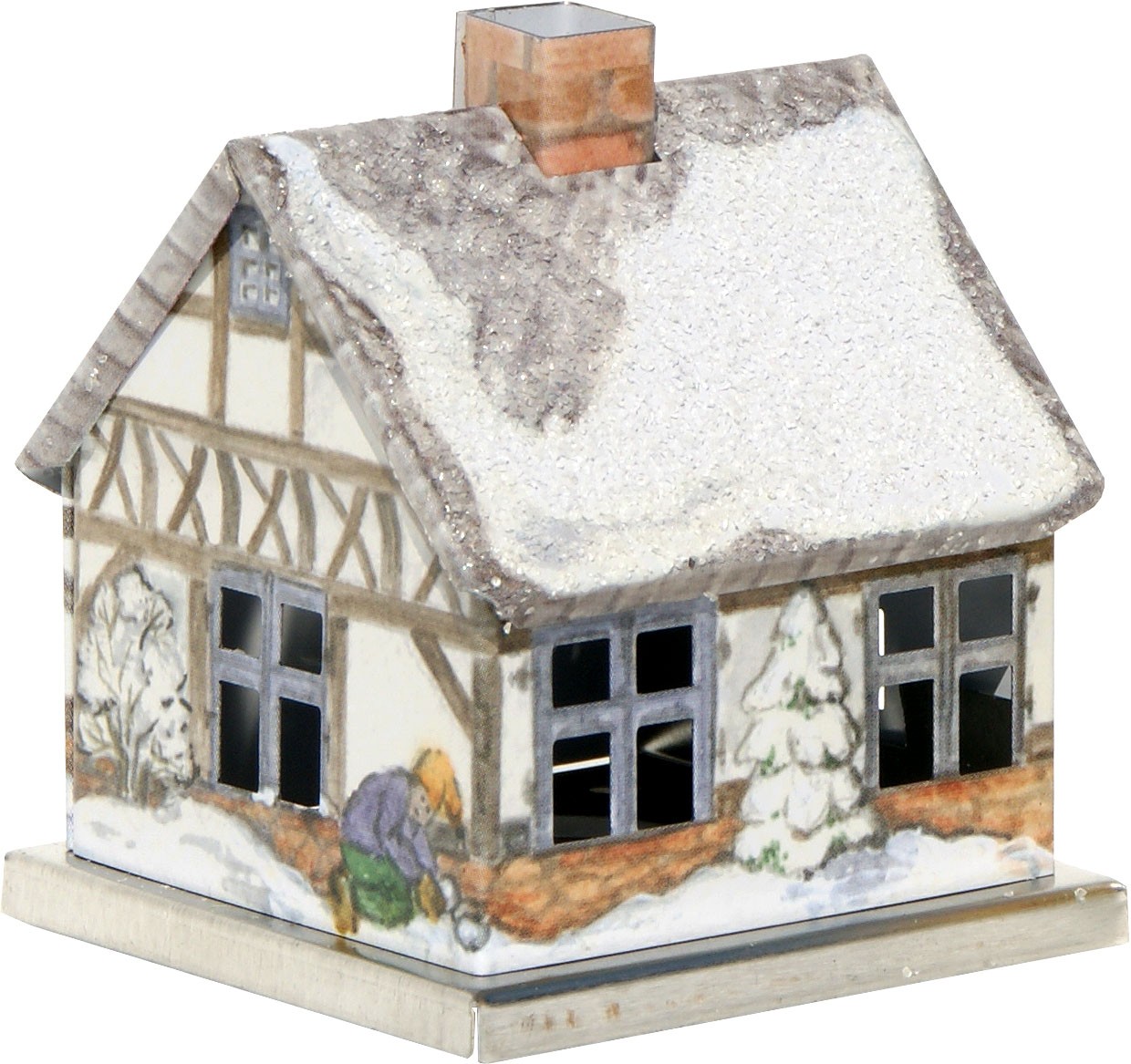 Knox Räucherhaus Winterdesign - Fachwerkhaus Winter
