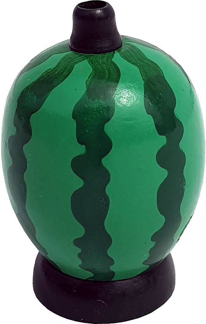 KNOX Räucherfigur aus Holz - Melone
