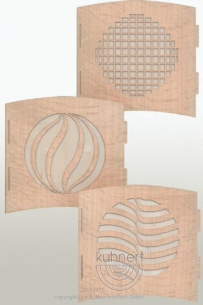 Motivleuchte 3seitig, Geometrix
