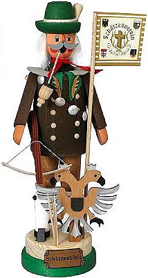 Karl Werner Räuchermann Schützenkönig - braun