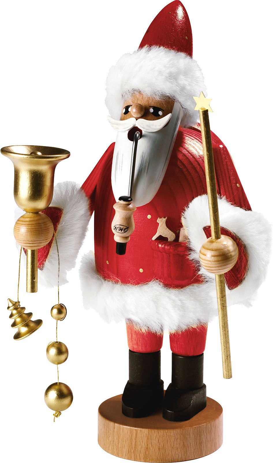 KWO Räuchermann Santa Claus -Die Bärtigen- 18 cm