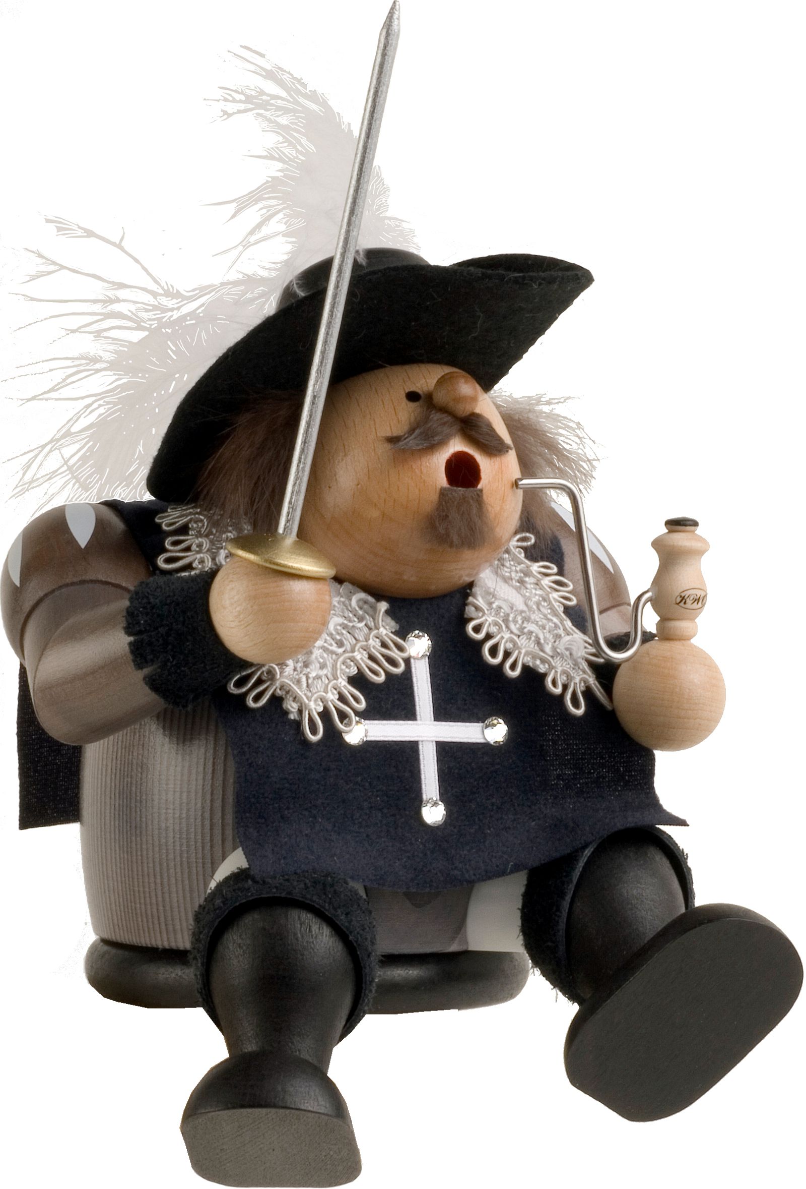 KWO Räuchermann Musketier Aramis