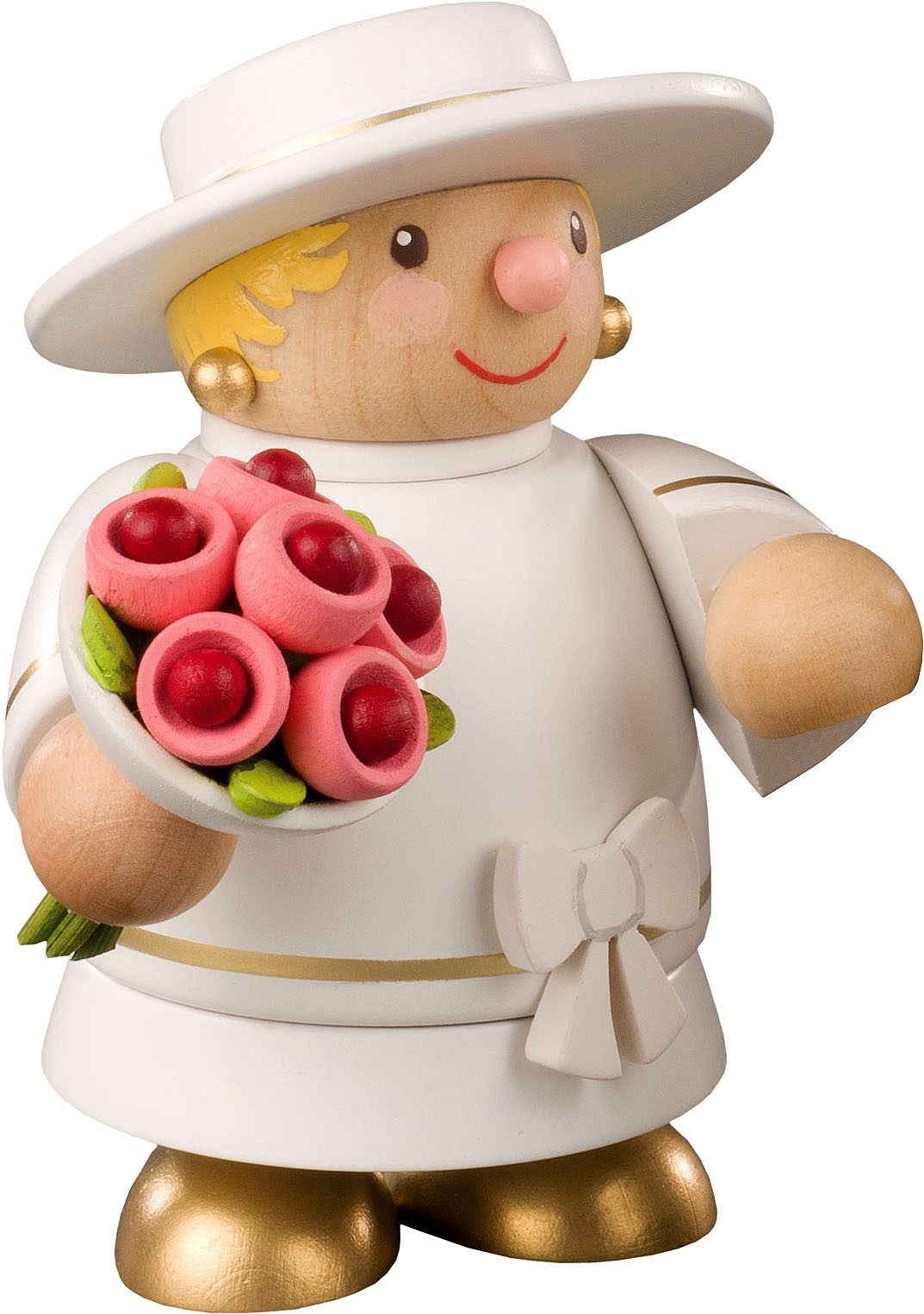 KWO Räuchermann Hochzeitspaar - Braut -Die kleinen Kerle-