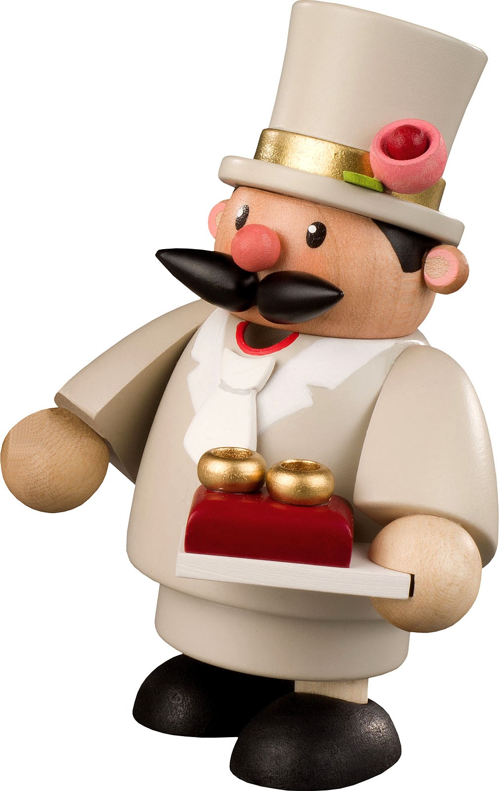 KWO Räuchermann Hochzeitspaar - Bräutigam -Die kleinen Kerle-