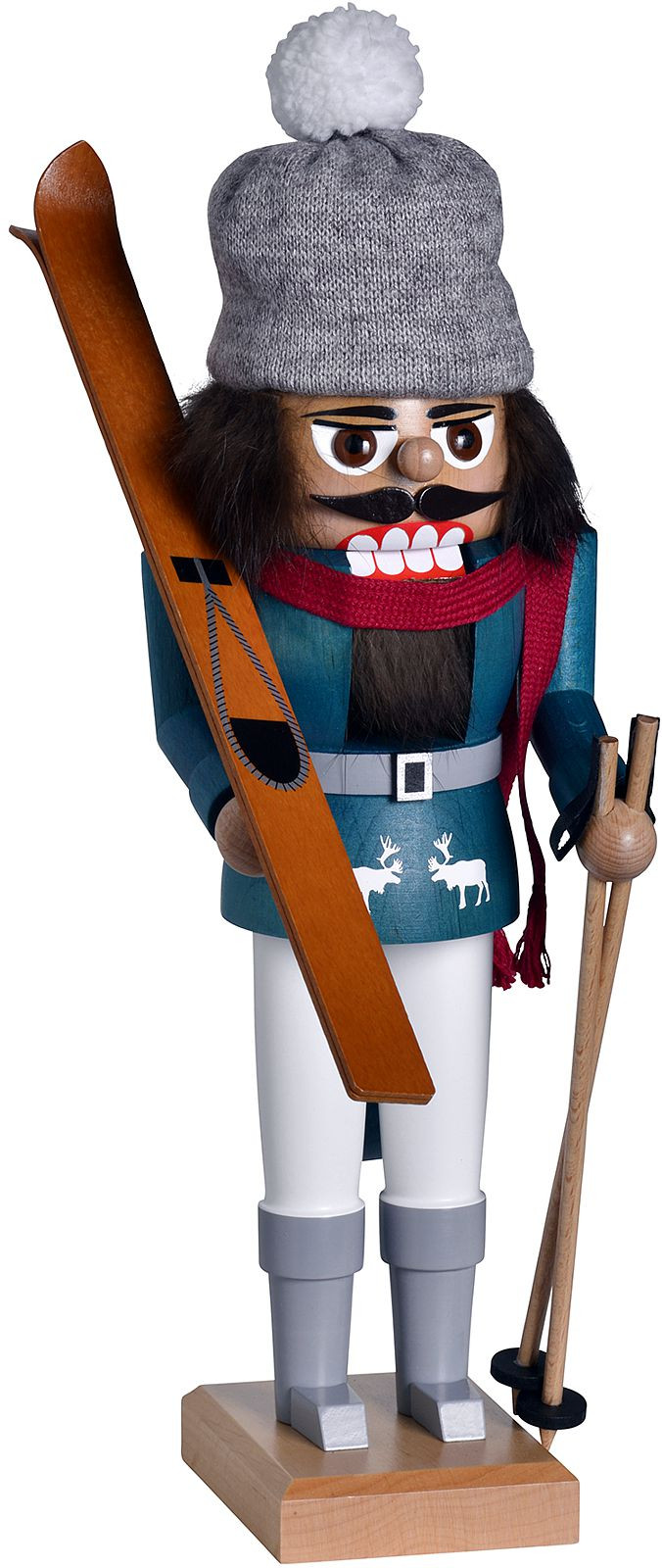 KWO Nußknacker Skifahrer