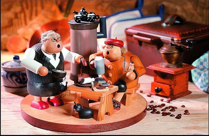 KWO Räuchermännchen Bauernstube -Die Dicken-