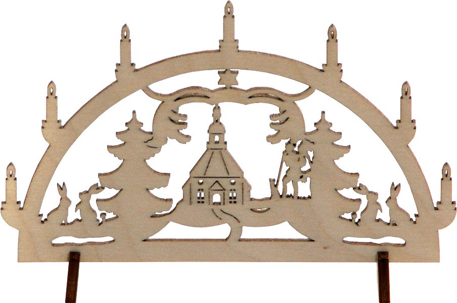 Minischwibbogen Seiffener Kirche