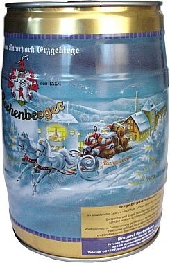 Rechenberger Bockbier im Weihnachtsfässchen
