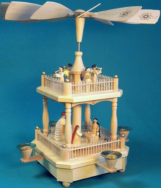 Richard Glässer Pyramide Christi Geburt natur, 1-stöckig