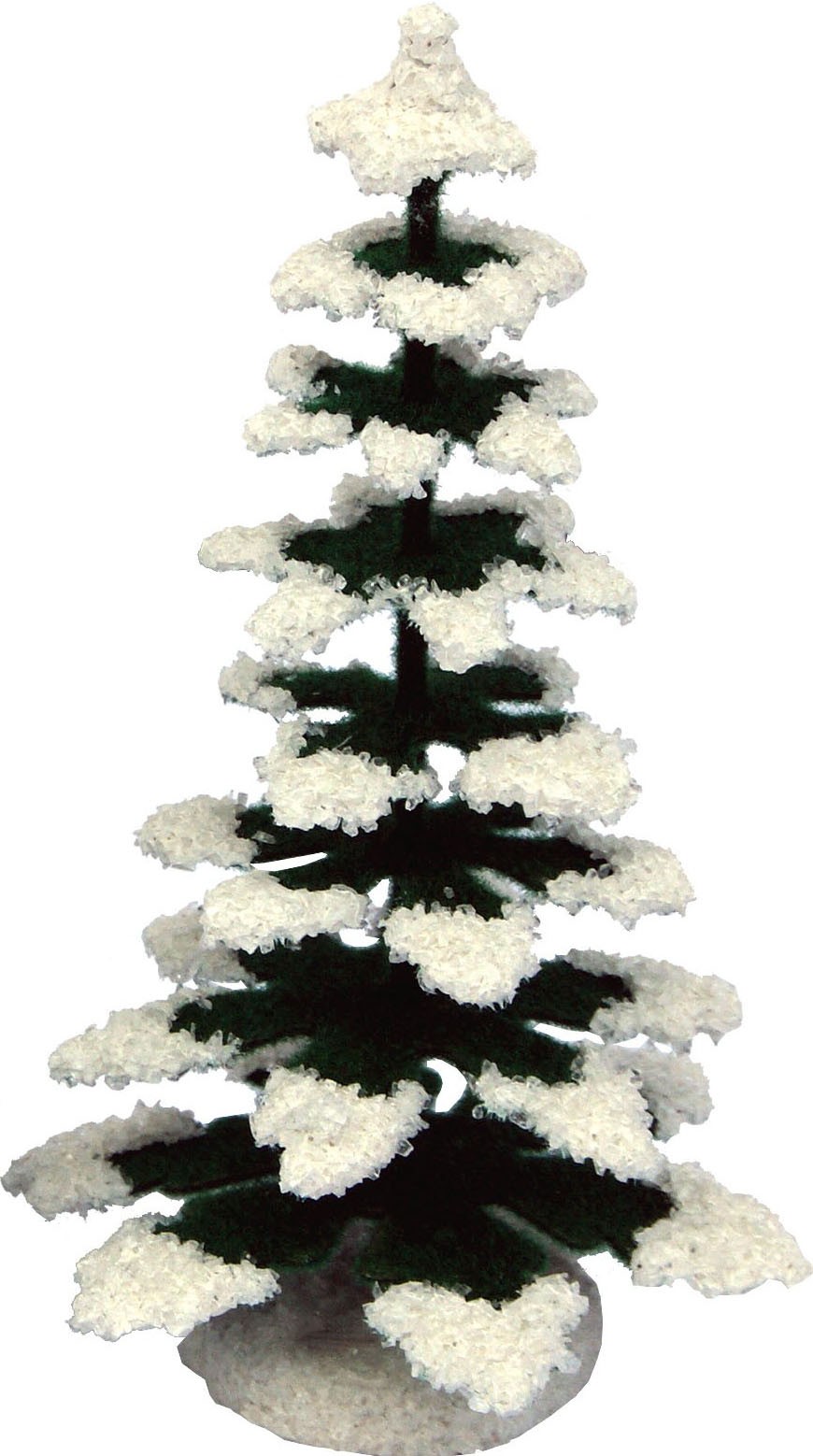 Romy Thiel Weihnachtsbaum, grün/weiß - 11 cm