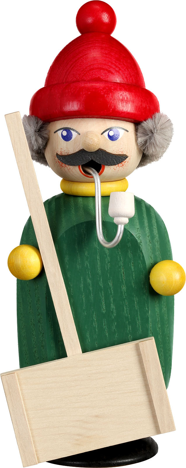 Räucherfigur Schneeschipper - kleiner Geselle