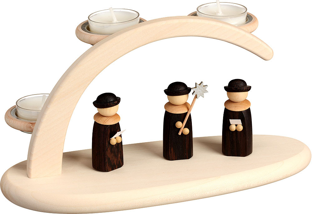 Seiffener Volkskunst Leuchterbogen Weihnachtssänger