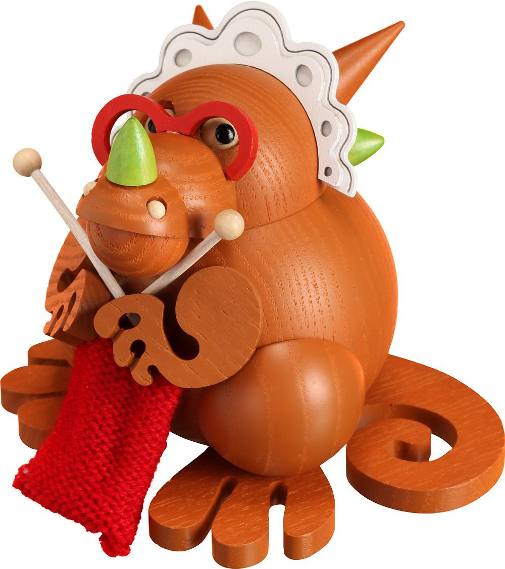 Seiffener Volkskunst eG Kugelräucherfiguren, Räucherdrache Oma