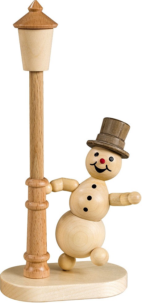 Drechslerei Volkmar Wagner Schneemann - an der Laterne, Filmszene