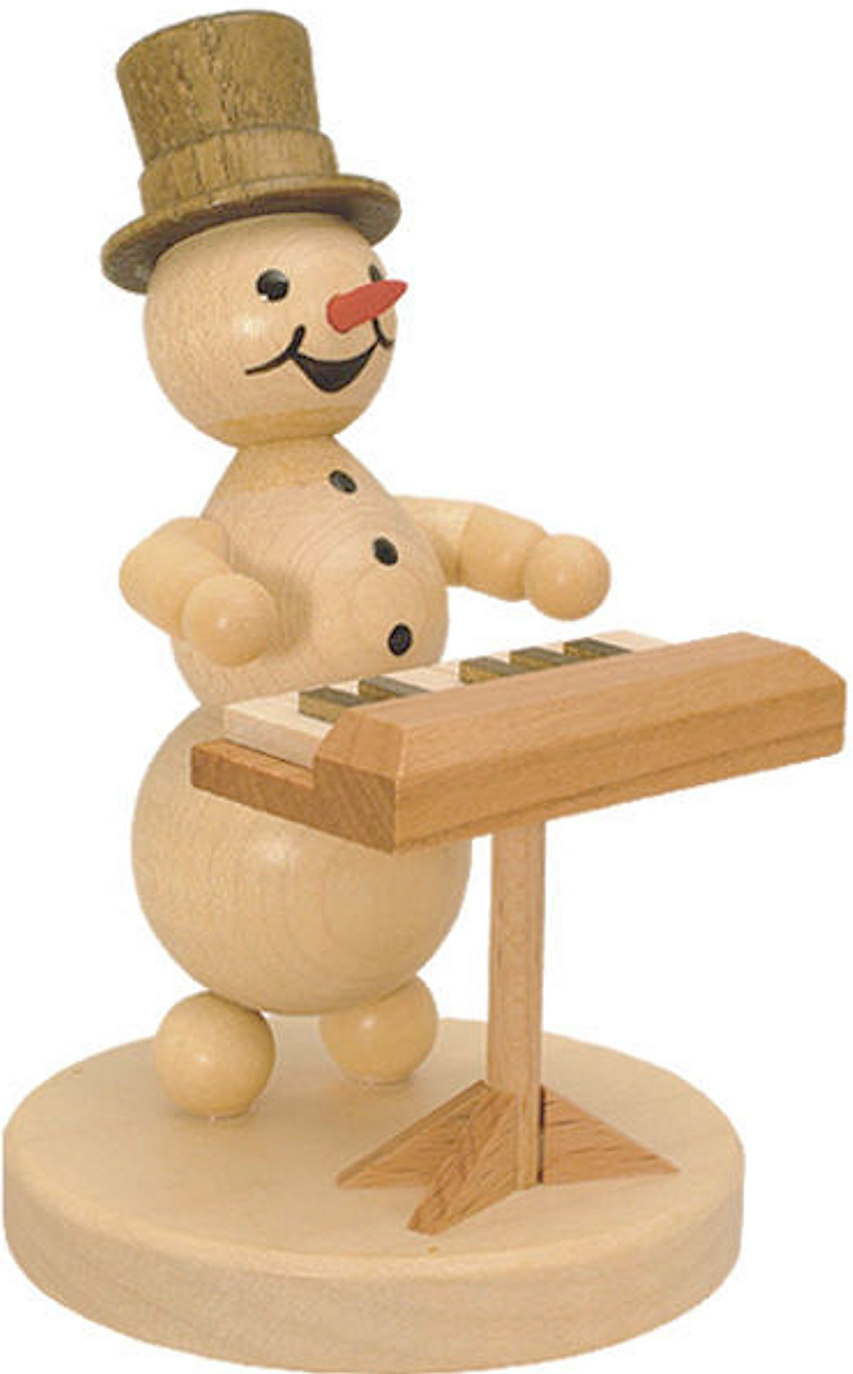 Drechslerei Volkmar Wagner Schneemannmusikant - Keyboard