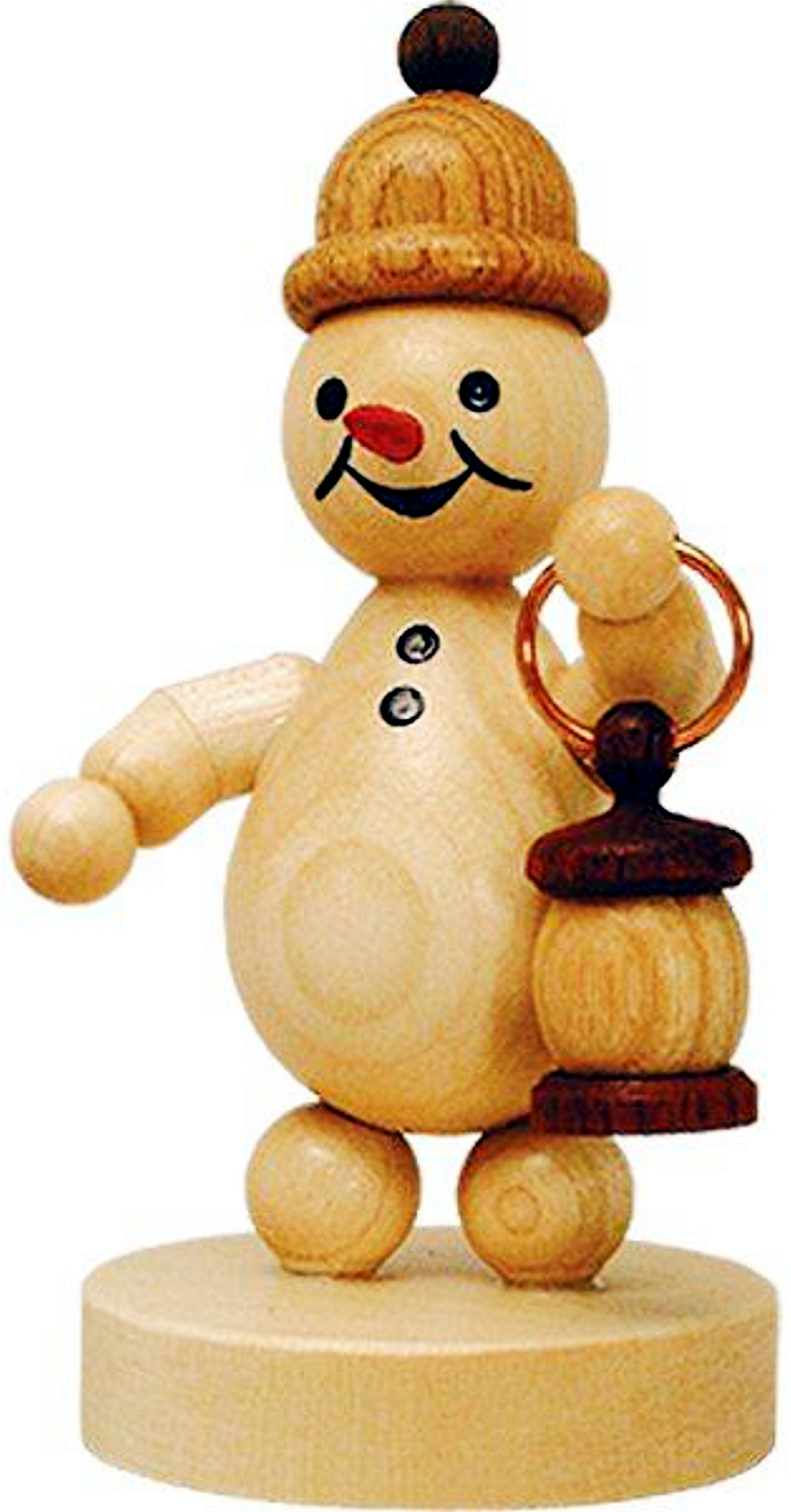 Drechslerei Volkmar Wagner Schneemann Junior mit Laterne