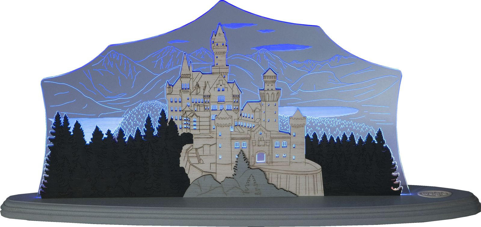 WEIGLA Motivleuchte Schloss Neuschwanstein