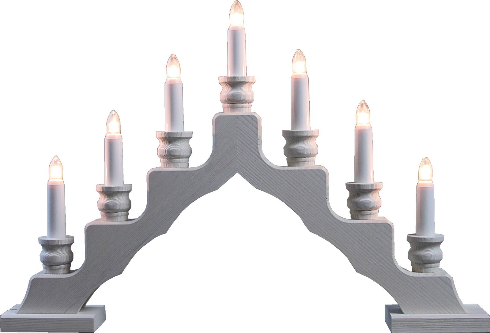 Schwedenleuchter - weiß