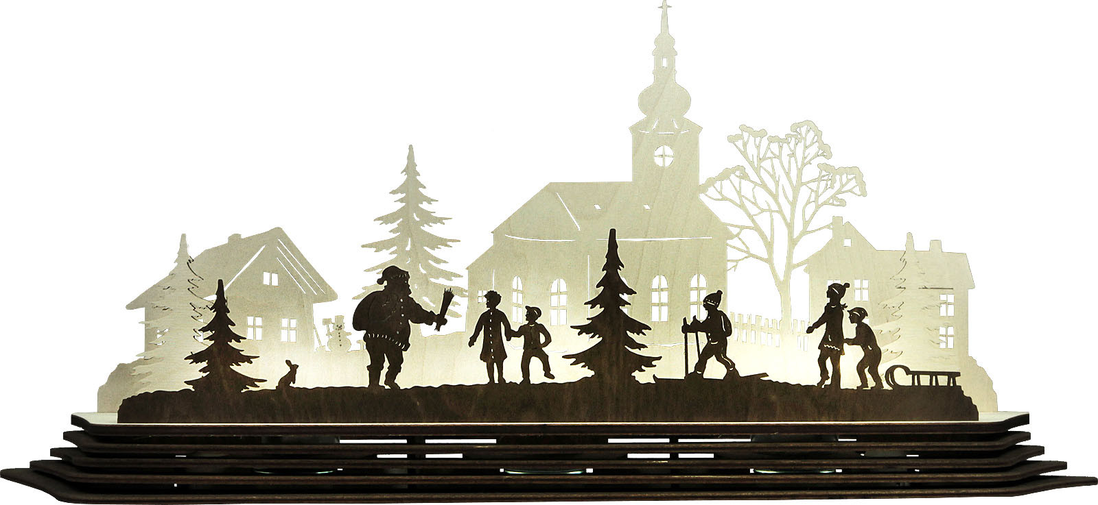 WEIGLA Selbstbausatz Teelichthalter Weihnachtszauber