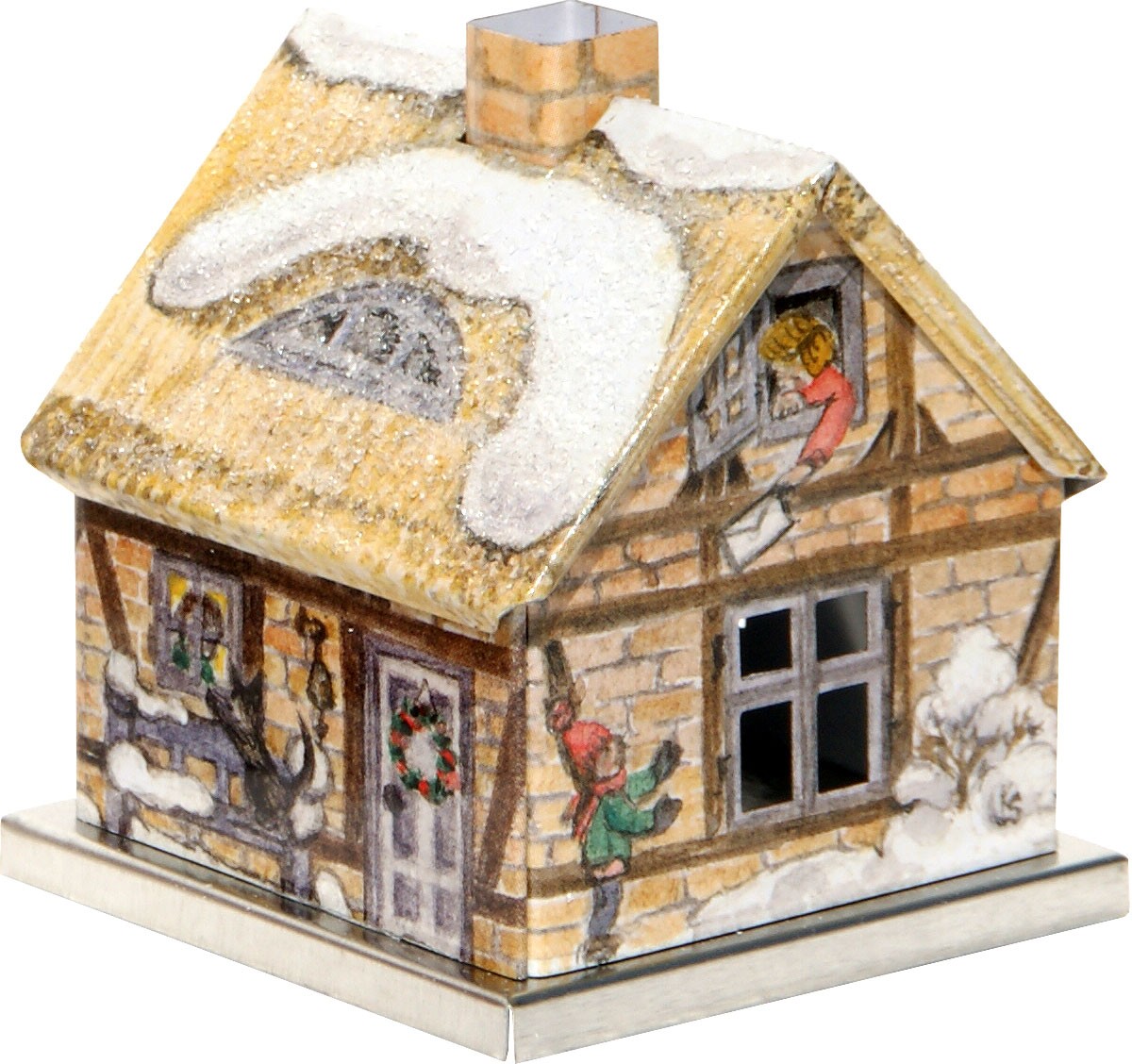 Knox Räucherhaus Winterdesign - Backsteinhaus Winter