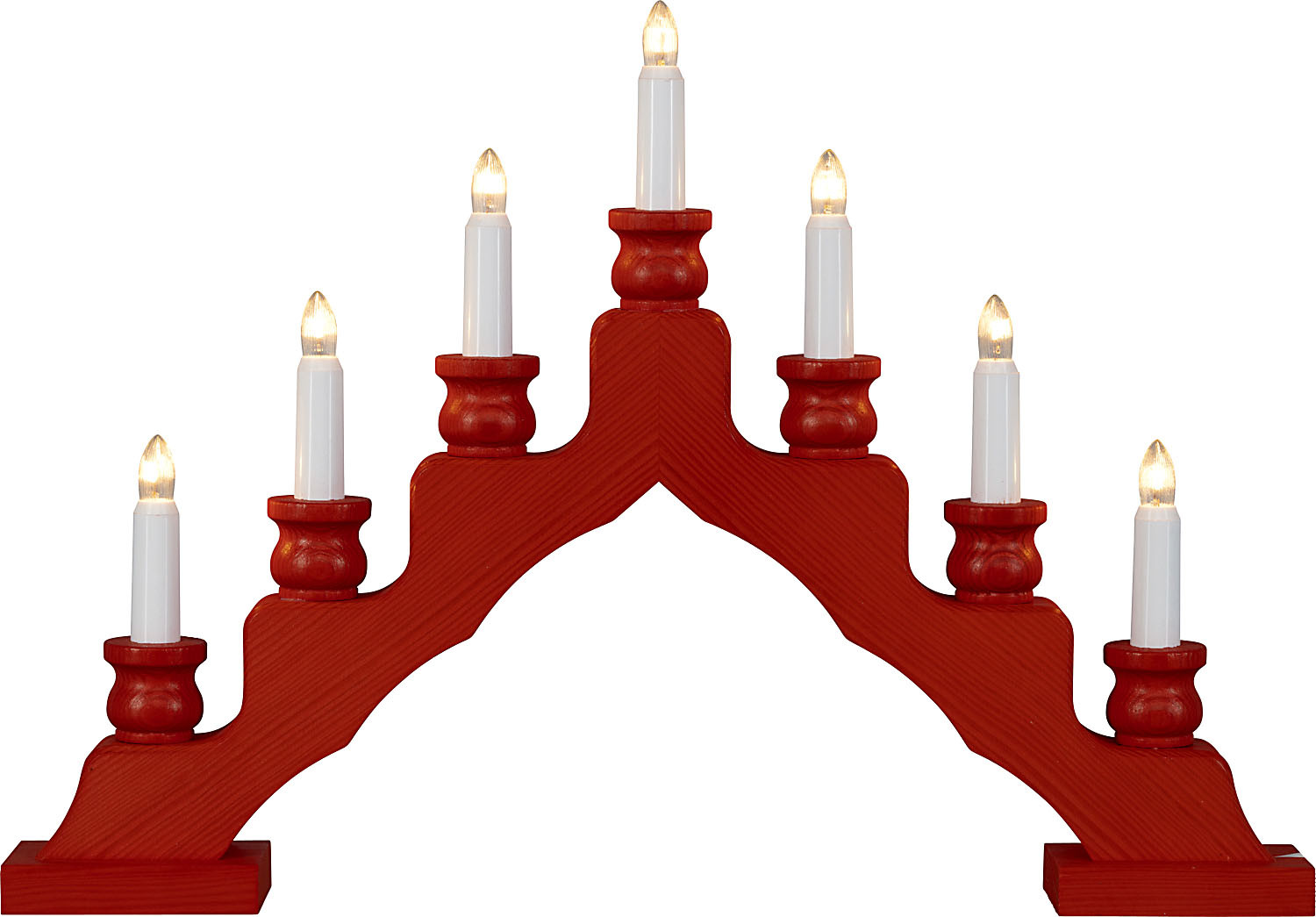 Schwedenleuchter - rot
