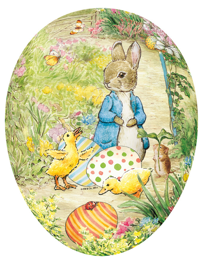 Nestler XL Osterei Beatrix Potter - Peter Rabbit 25cm
