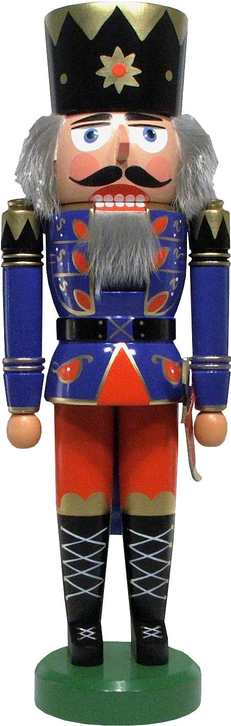 HoDreWa Legler Nussknacker König, blau, 46 cm