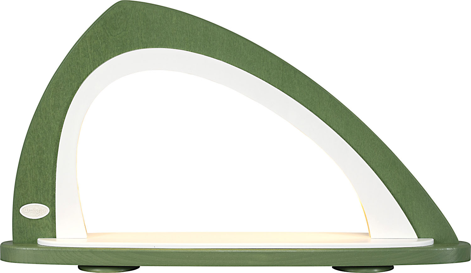 WEIGLA Leerbogen LED, asymmetrisch - grün/weiß 