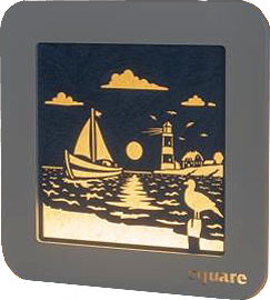 WEIGLA Square Wandbild LED - Maritim