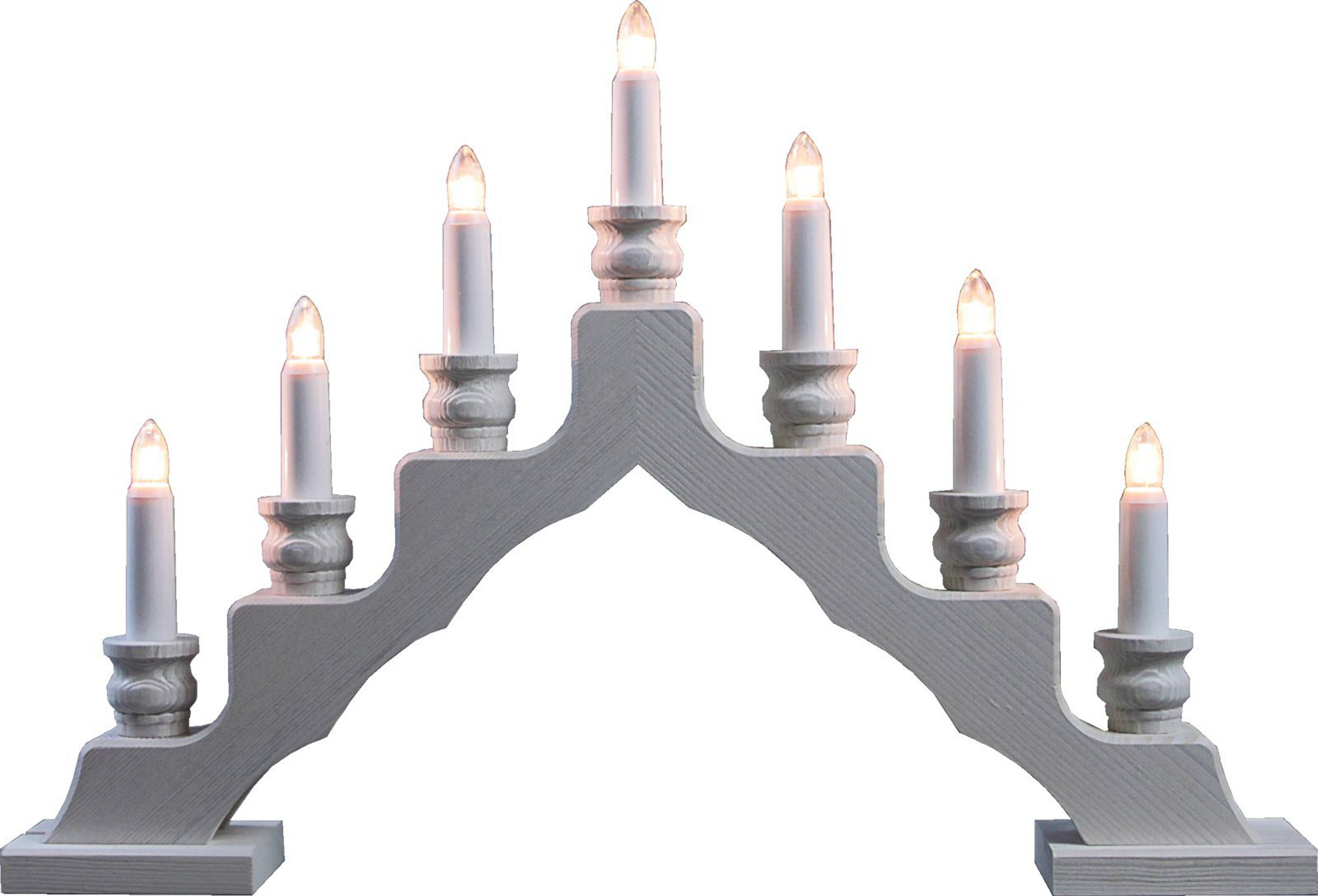 LED Schwedenleuchter - weiß