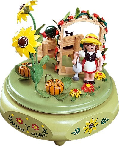 Richard Glässer Spieldose Gartenidylle Richard Glässer Spieldose Gartenidylle