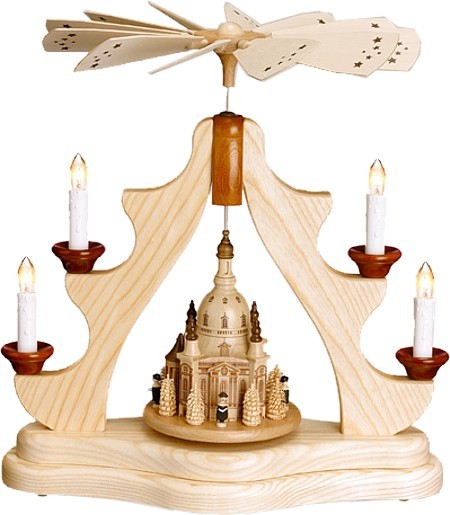 Zeidler Pyramide Dresdner Frauenkirche 4Kerzen