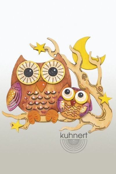 Drechslerei Kuhnert Bastelset Fensterbild Eule