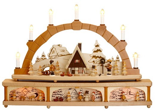 Zeidler Schwibbogen Winterkinder Natur Zeidler Schwibbogen Winterkinder Natur