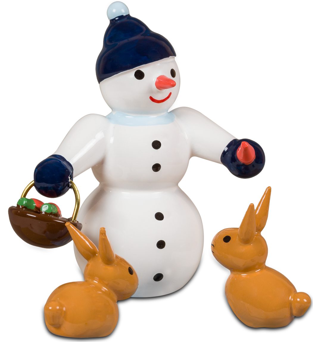 Ellmann Schneemann Tierfütterung