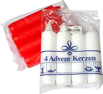 Adventskerzen 4 Stück Adventskerzen 4 Stück