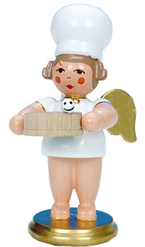 Baker Angel with flour sifter Baker Angel with flour sifter