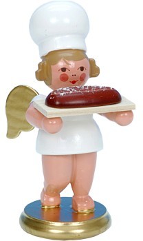 Baker Angel with Christmas Stollen Baker Angel with Christmas Stollen