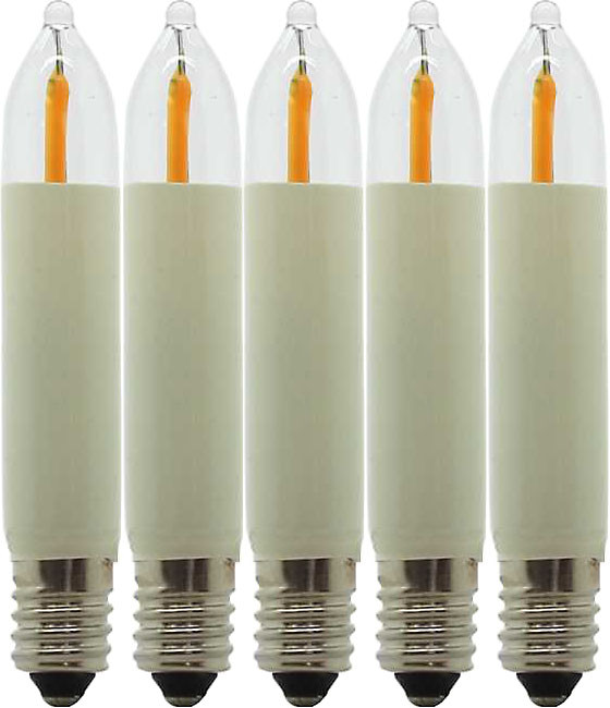 LED-Filament Kleinschaftkerzen 14-55V